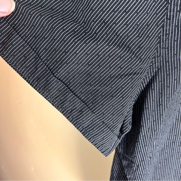John Varvatos Mens Button Up Short Sleeve Top Size XXL Gray Business Casual - Picture 3 of 4